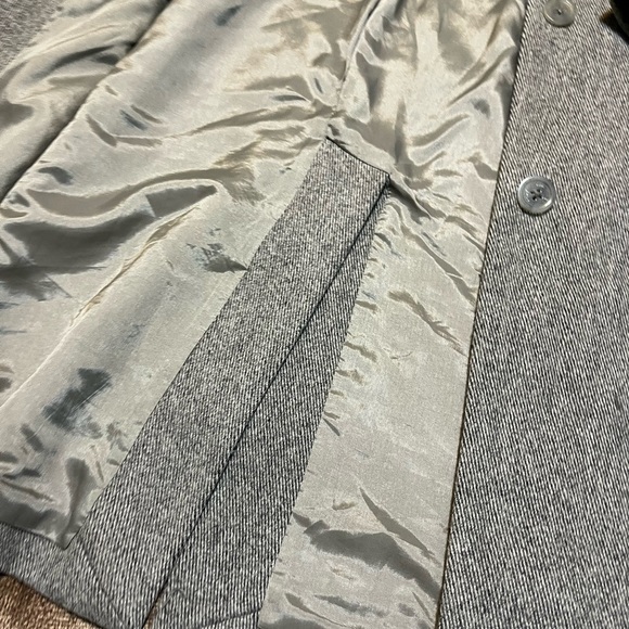 MICHAEL Michael Kors Mixed Media Gray Fur Coat - Size 6 - Picture 6 of 12